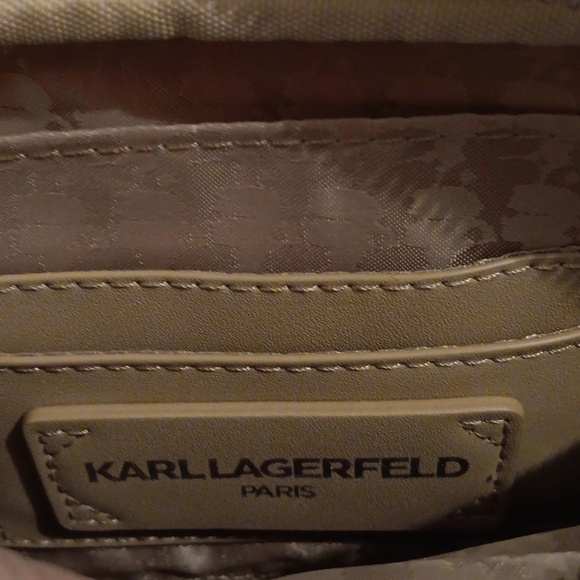 LOW START Karl Lagerfeld Paris Double Zipper w/ Guitar Strap NWT - Picture 7 of 8